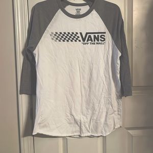 Vans 1/4 sleeve shirt